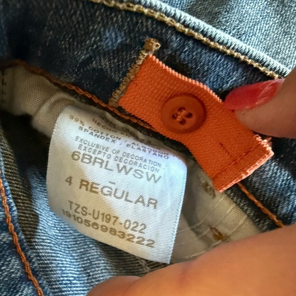 Wrangler Boy’s Blue Jeans, Boot cut, Size 4R, adjustable waist inside, NWT - Picture 5 of 9